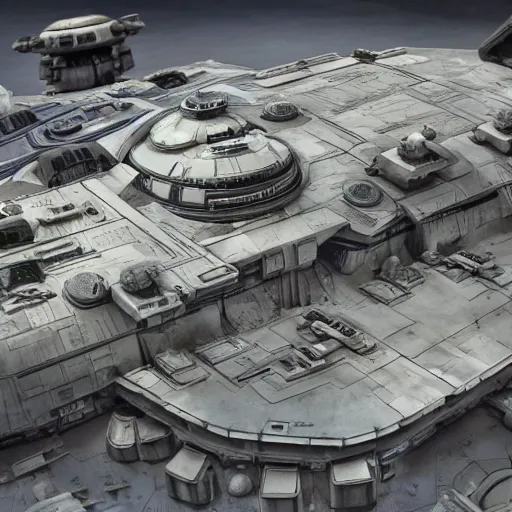 Image similar to an imperial base in star wars