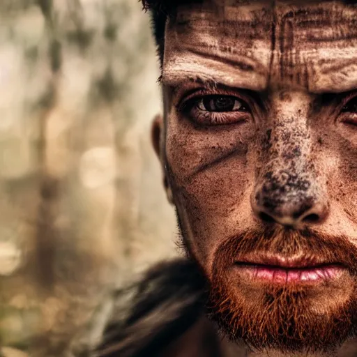 Image similar to photorealistic portrait photograph of human ging freecss looking at you, hunter hunter, depth of field, soft focus, highly detailed, intricate, realistic, national geographic cover, soft glow, textured skin, human photography