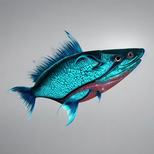 Image similar to fish head shaped nike sneakers with fish scales, highly detailed, rim light, cinematic lighting, illustration, art, octane render, very coherent, cinematic, hyper realism, high detail, octane render