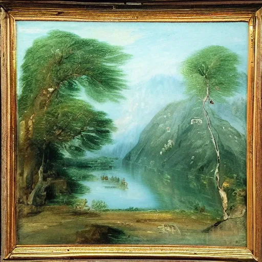 Image similar to “Quanzhou landscape painting, oil on canvas by Turner, 8k”