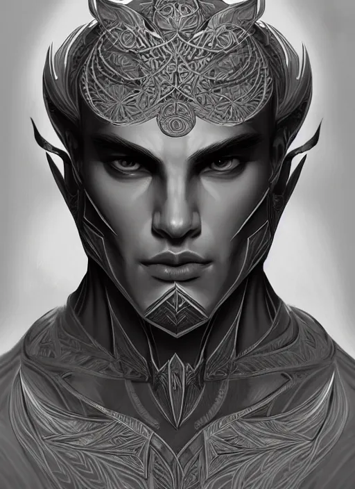 Prompt: symmetry!! full shot sketch!! of a male character, sketch!!, intricate, elegant, highly detailed, digital painting, artstation, concept art, sharp focus, illustration, art by grzegorz przybys and yintiong