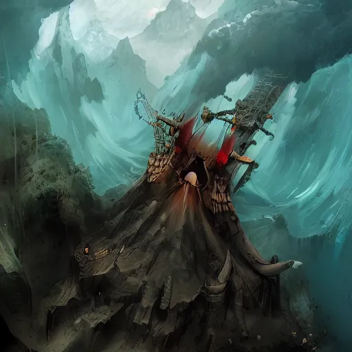 Image similar to The Prisoner of Abyss by Tooth Wu