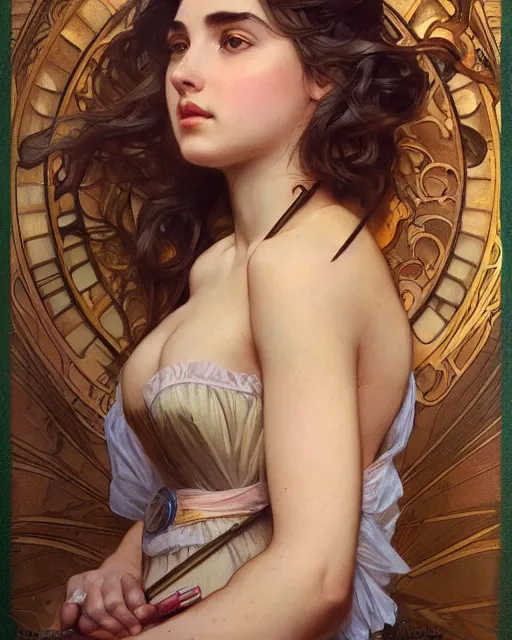 Image similar to amazing lifelike award winning pencil illustration of Ana De Armas trending on art station artgerm Greg rutkowski alphonse mucha j.c. Leyendecker cinematic