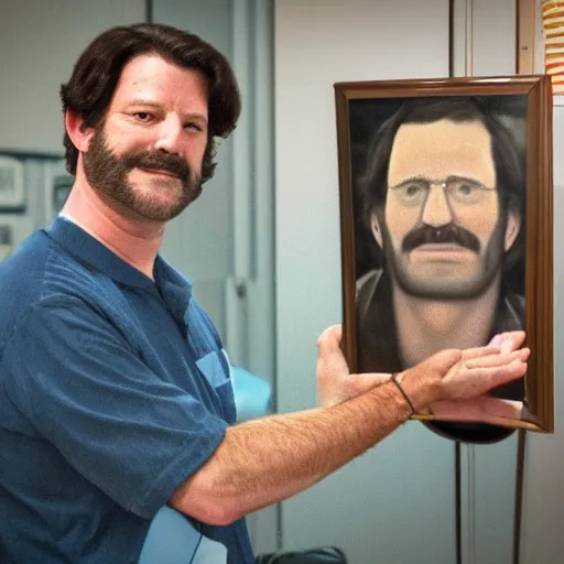 Image similar to a realistic photograph of gene belcher