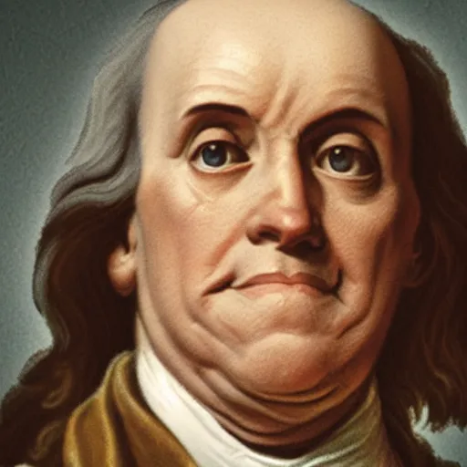 Image similar to professional head shot of benjamin franklin alive today and working as a realtor,