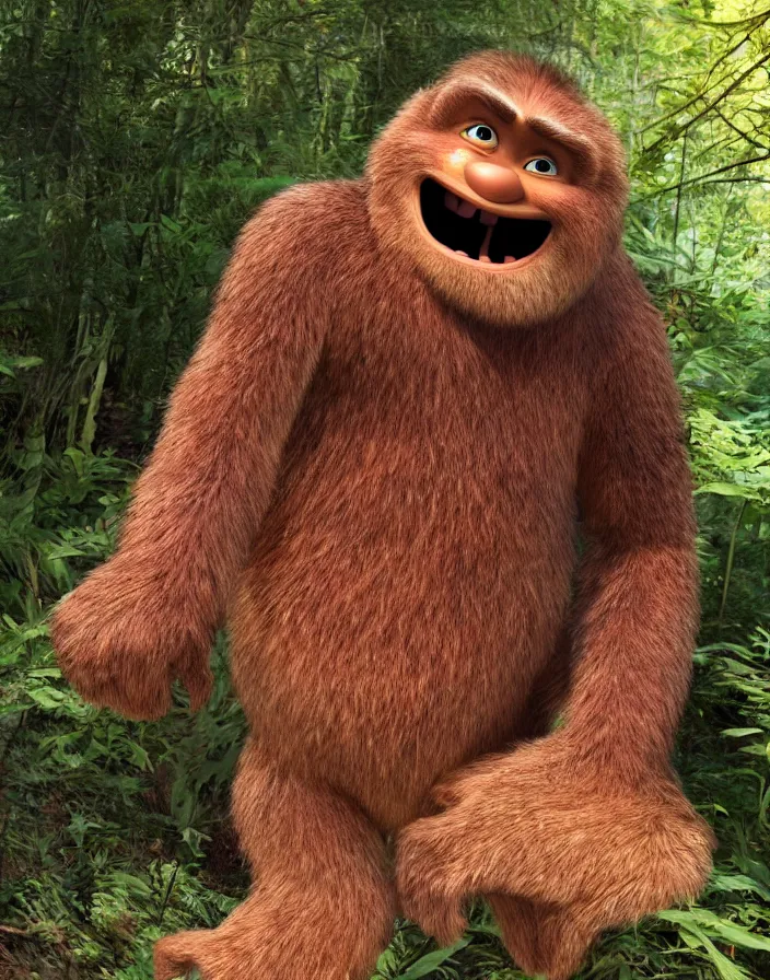 Image similar to An alleged photo of Big Foot taken by wilderness explorer