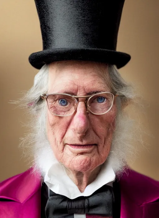 Image similar to closeup portrait of lord snooty wearing a top hat, depth of field, zeiss lens, detailed, symmetrical, centered, fashion photoshoot, by Annie Leibovitz and Steve McCurry, David Lazar, Jimmy Nelsson, Breathtaking, 8k resolution, extremely detailed, beautiful, establishing shot, artistic, hyperrealistic, beautiful face, octane render