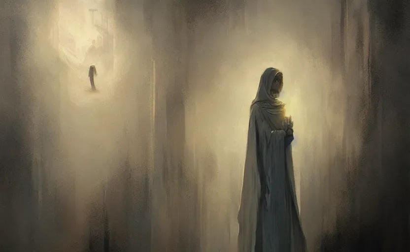 Image similar to a painting of mother sylphic trending on artstation in the style of greg rutkowski