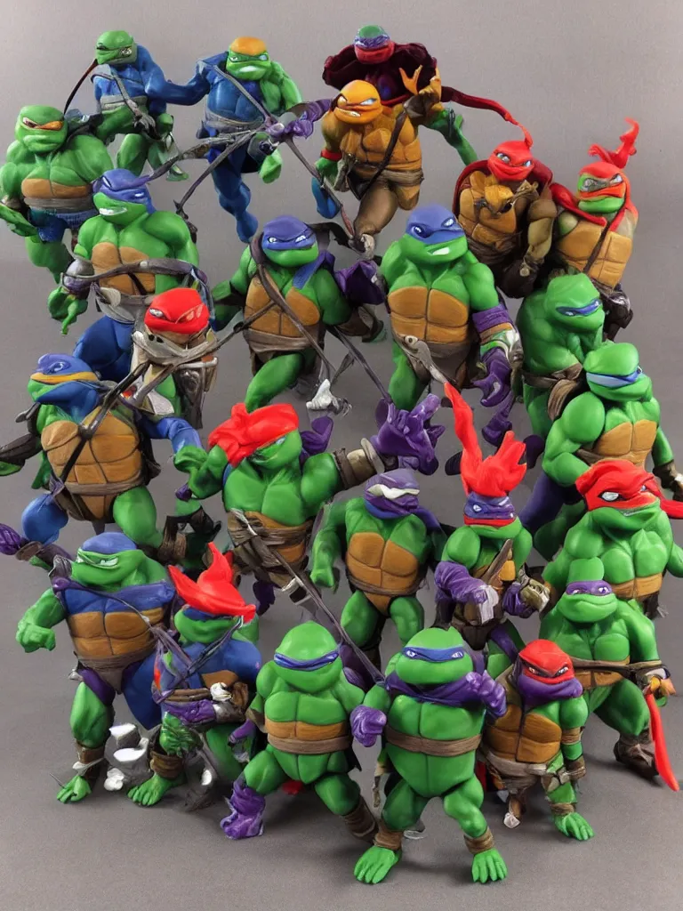 Image similar to tmnt playmates toys figure