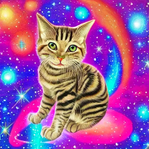 Prompt: cosmic tabby