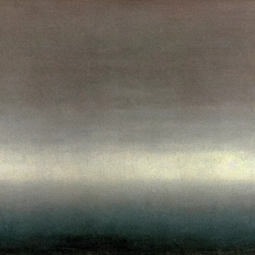 Image similar to the abstract painting'arctic void ', by caspar david friedrich!!!, by rothko!!!