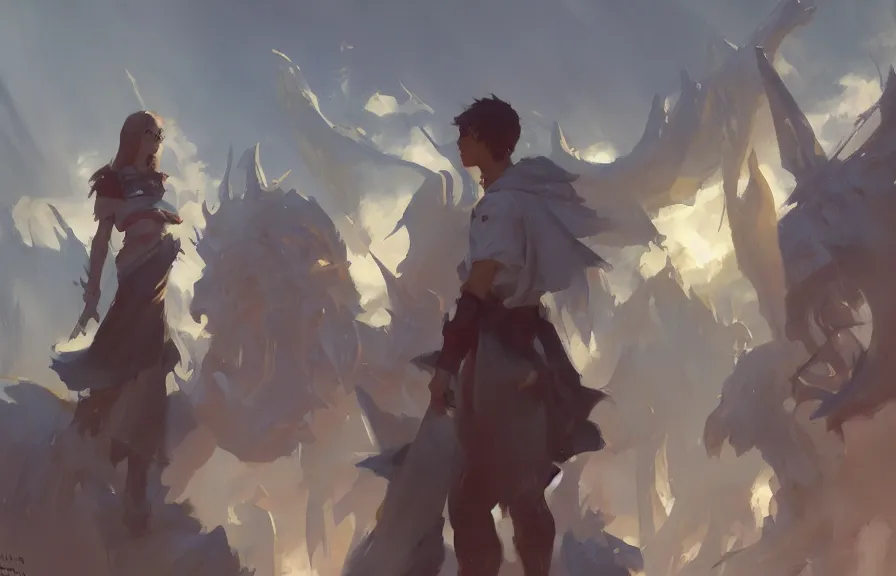 Image similar to greg manchess concept art of a the chromespork dimension, key visual, ambient lighting, highly detailed, digital painting, artstation, concept art, sharp focus, by makoto shinkai and akihiko yoshida and hidari and wlop and greg rutkowski