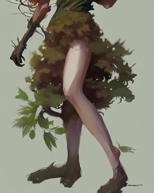 Image similar to greg manchess character concept art of an anime dryad | | anime anime anime, cute - fine - face, pretty face, realistic shaded perfect face, fine details by stanley artgerm lau, wlop, rossdraws, james jean, andrei riabovitchev, marc simonetti, and sakimichan, trending on artstation