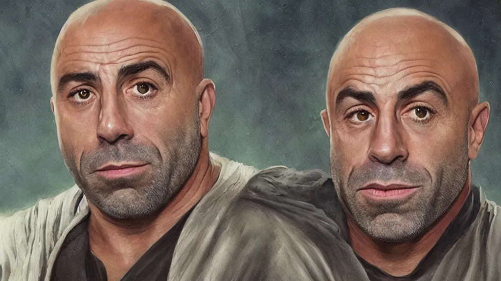 Image similar to A portrait photo of joe rogan as a jedi