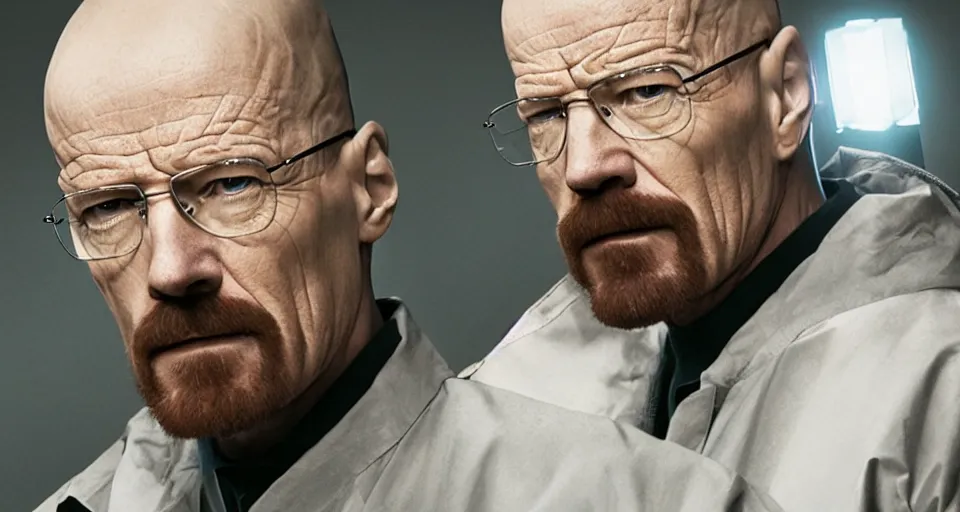 Prompt: walter white as cypher from valorant