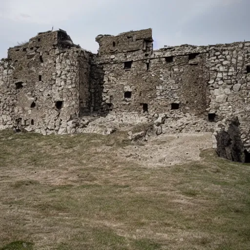 Image similar to ruined fortification. ruins of an ancient fortification. untold riches may lie within