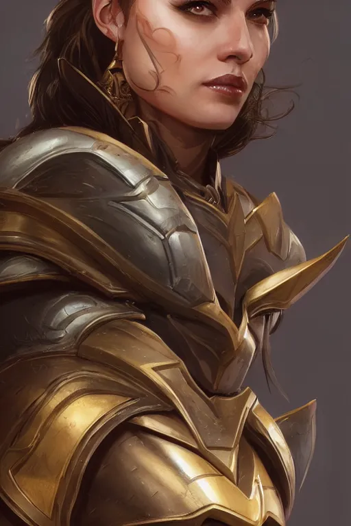 Image similar to amazon valkyrie athena, d & d, fantasy, portrait, highly detailed, headshot, digital painting, trending on artstation, concept art, sharp focus, illustration, art by artgerm and greg rutkowski and magali villeneuve