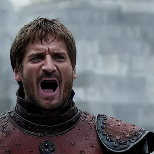 Image similar to jamie lannister screaming