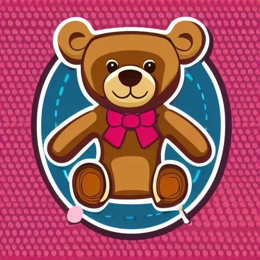 Prompt: Skater teddy bear, sticker, highly detailed, colorful, illustration, drama, smooth and clean vector curves, no jagged lines, vector art, smooth