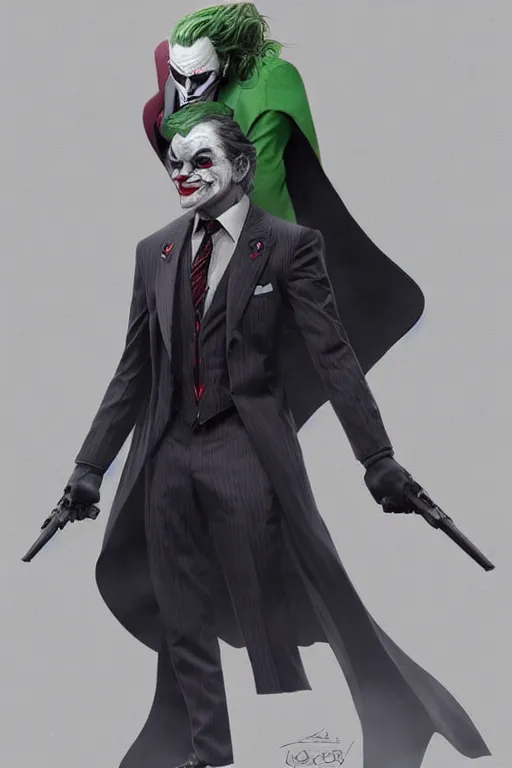 Image similar to Joker wearing vader's suit, full character, artstation, highly detailed, highly realistic