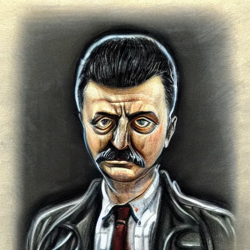 Image similar to Portrait of Igor Ivanovich Strelkov in artstyle of H. R. Giger