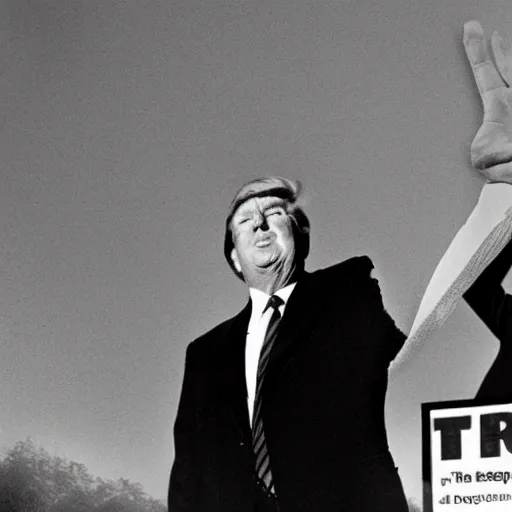 Prompt: trump i am not a crook in the style of richard nixon