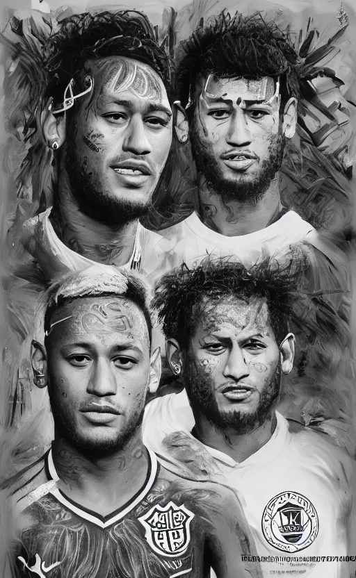 Neymar jr as an Apex Legends character digital, Stable Diffusion