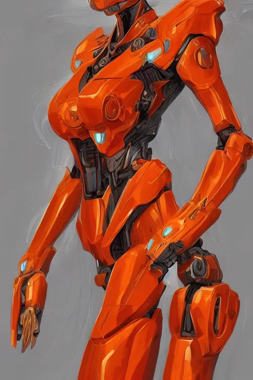 Image similar to orange cat with mecha details, intricate, elegant, highly detailed, digital painting, artstation, concept art, smooth, sharp focus, illustration, art by artgerm