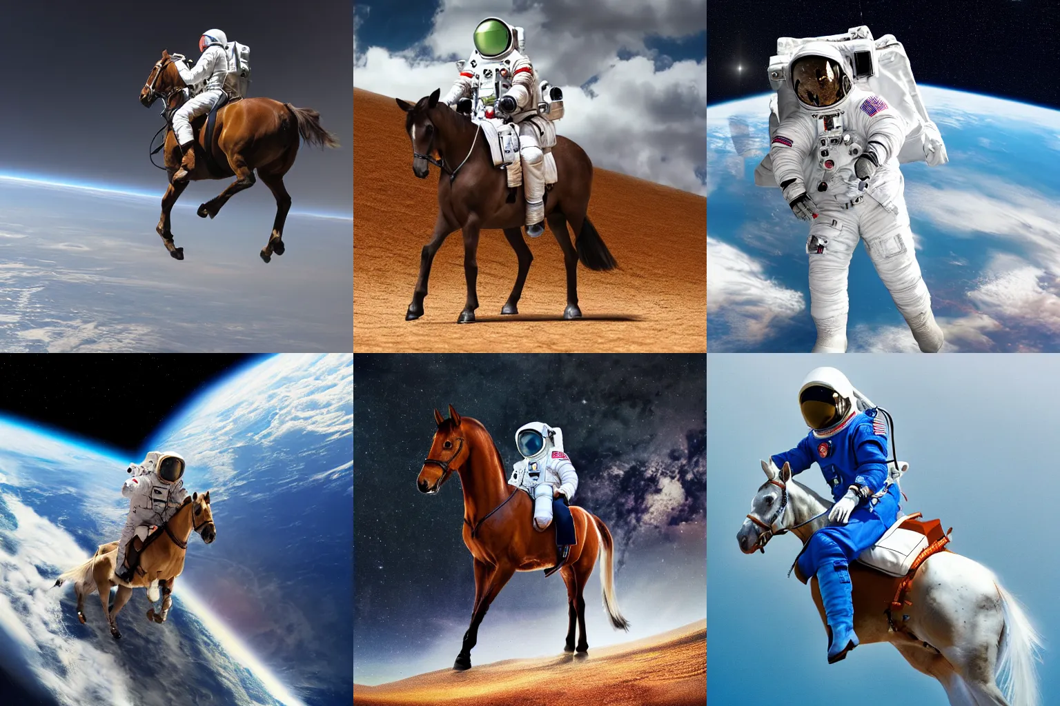 Image similar to an astronaut riding a horse, 8 k high resolution