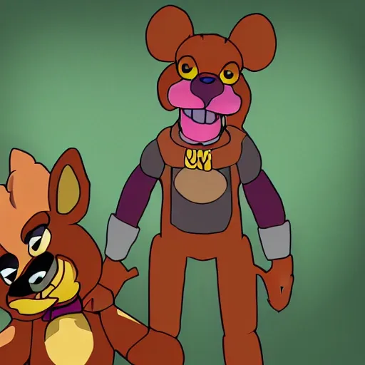 freddy fazbear from fnaf in tokyo ghoul anime, 4 k