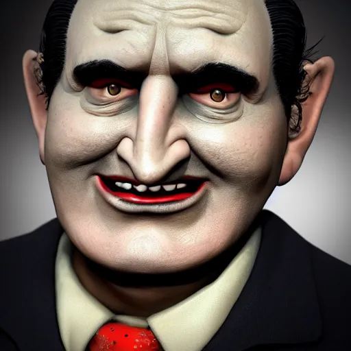 Image similar to portrait of ted cruz as grandpa munster, the munsters, octane render, unreal 5 engine