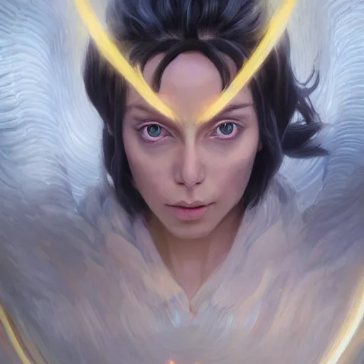 Image similar to Rukia Kutchkis Powered Up Final Form, detailed, centered, digital painting, artstation, concept art, donato giancola, Joseph Christian Leyendecker, WLOP, Boris Vallejo, Breathtaking, 8k resolution, extremely detailed, beautiful, establishing shot, artistic, hyperrealistic, beautiful face, octane render, cinematic lighting, dramatic lighting, masterpiece