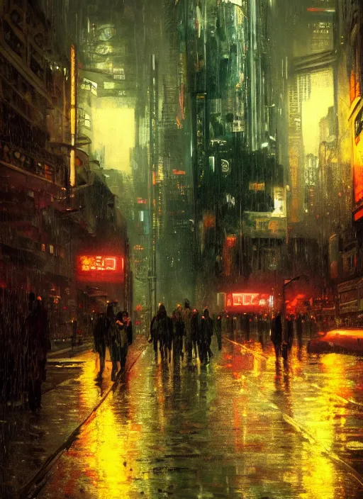 Prompt: cyberpunk batman, rule of thirds, russia, moscow, rain, lights, close shot, hyperdetailed, high quality, ultrarealistic, sculls, neon glow, 3 d, 8 k, ultra high detailed, by giger, trending on artstation, spotlight, by greg rutkowski, by da vinci, by van gogh, by jeremy mann, digital painting