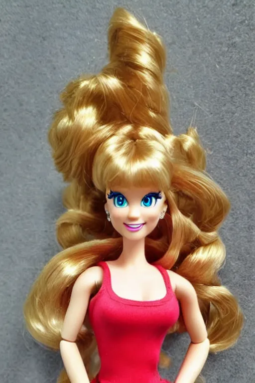 Prompt: super mario barbie doll, photorealistic, highly detailed,