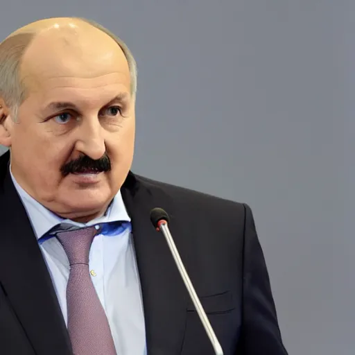 Prompt: Alexander Lukashenko as a bottle of water