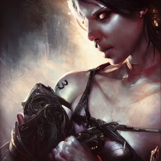 Image similar to the last shinigmi by raymond swanland, highly detailed