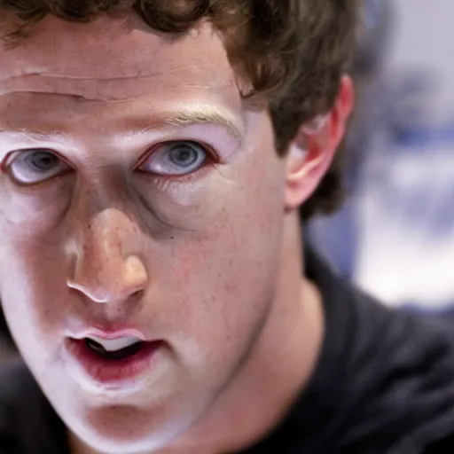 Image similar to Mark Zuckerberg as a cyborg in The Terminator