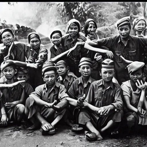 Prompt: indonesia 1 9 4 6