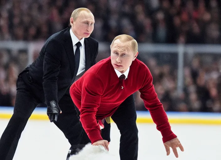 Image similar to putin on ice promotional shot