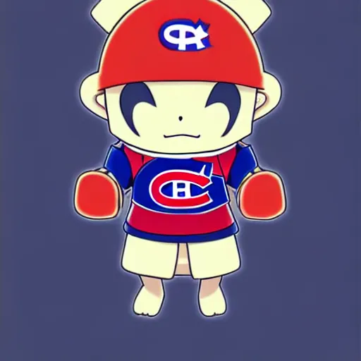 Prompt: anime Portrait of Reddit Snoo the Habs Montreal Canadiens Mascot as a very cute powerful and friendly pokemon, highly detailed anime, high evolution, 1990s, legendary, smooth, sharp focus, dynamic lighting, intricate, trending on ArtStation, illustration pokemon, art by WLOP