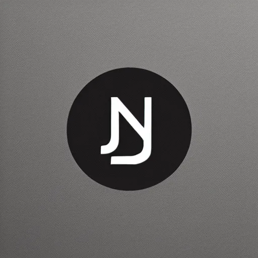Prompt: simple, minimalistic, logo, p. j. n, merge,