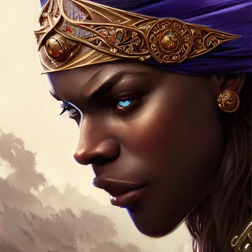 Prompt: KSI wearing a bandana, closeup, D&D style, fantasy, intricate, elegant, highly detailed, digital painting, artstation, concept art, matte, sharp focus, illustration, art by Artgerm and Greg Rutkowski and Alphonse Mucha