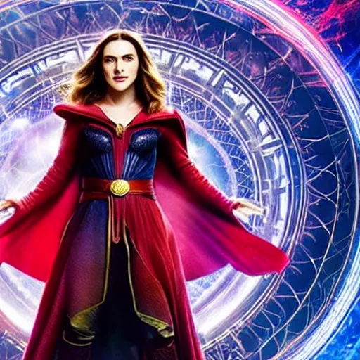 Image similar to A still of Katie McGrath as Scarlet Witch in Doctor Strange and the Multiverse of Madness (2022)