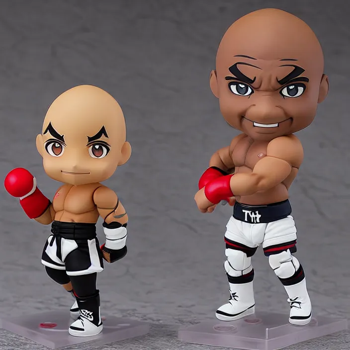 Image similar to mike tyson, an anime nendoroid of mike tyson, figurine, detailed product photo