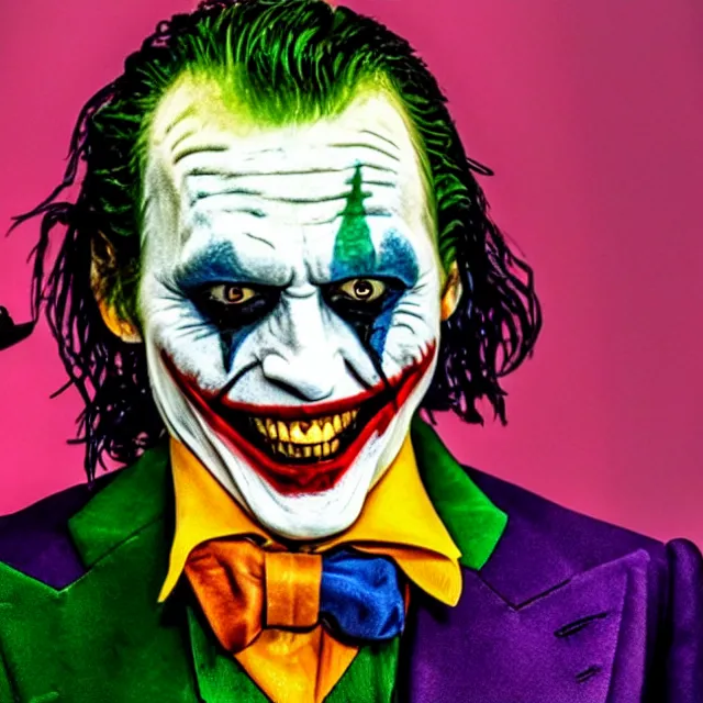 Image similar to Jonny Depp as the Joker