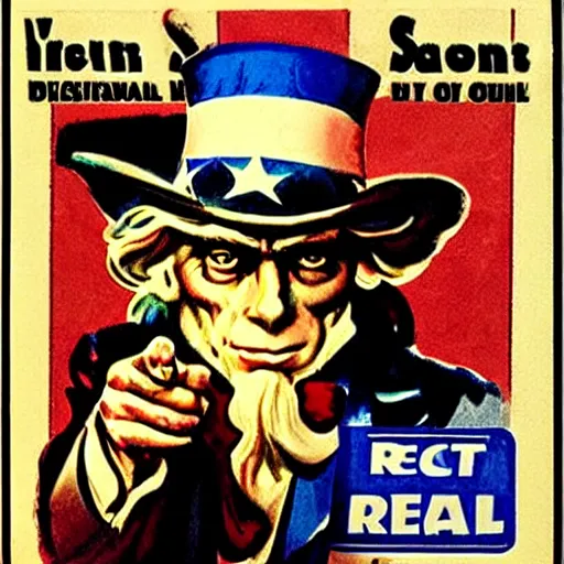 Prompt: uncle sam, real life picture, realistic