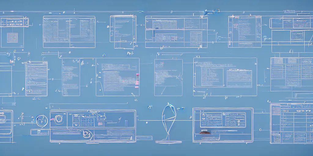 Image similar to blueprint how to win usa presidency elections as a technocrat, seriosly, complex geometry, detailed, artstation, 8 k, sci - fi, pastel colors, props, panel, concept, simon stalenhag, blueprint, items and gadget, big medium small, blueprint, vintage