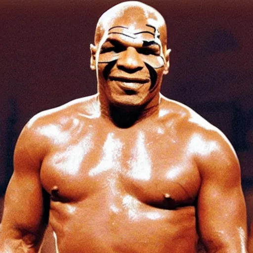 Image similar to mike tyson as papa shango