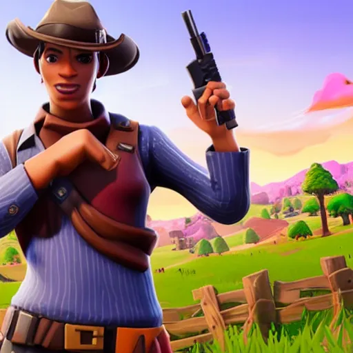 Prompt: gaucho skin on fortnite