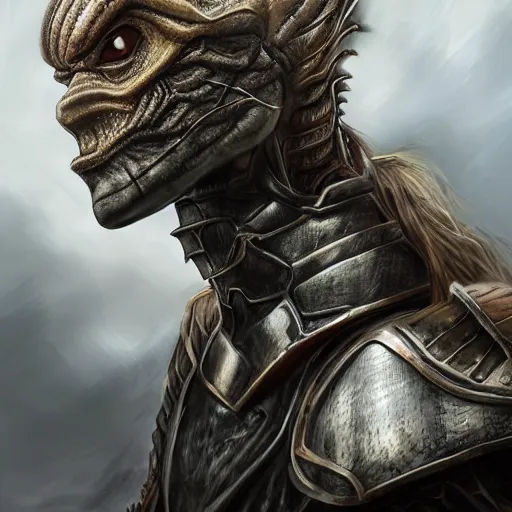 Prompt: anime of young man with facial stubble, brown eyes, full body, reptile armor by akira toriyama, hyper realistic, dark fantasy detailed, high definition insanely detailed, bitter, wide angle lens glow in the dark